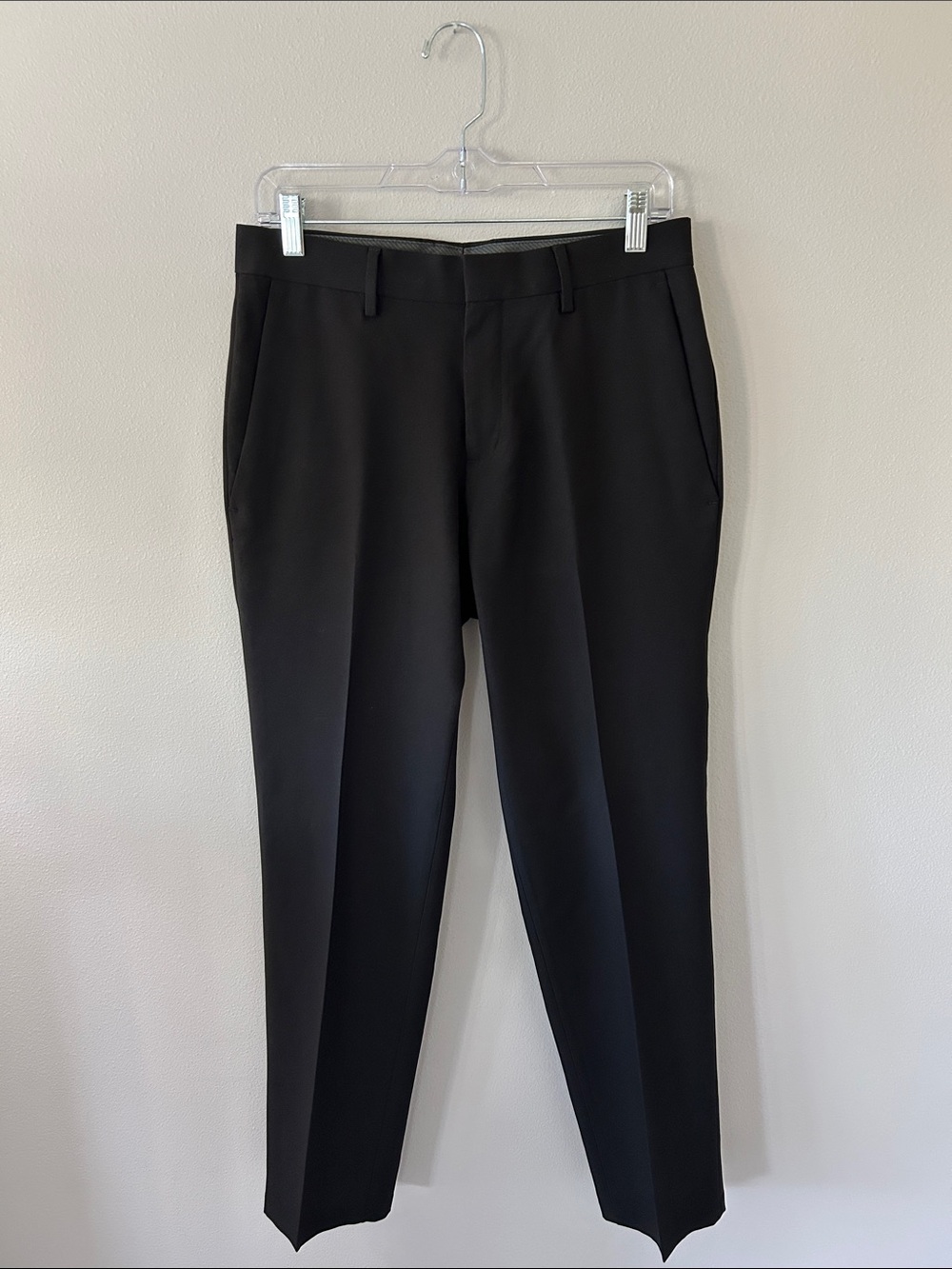 Kenneth Cole Reaction men’s modern fit stretch black dress pants size 30 x 30